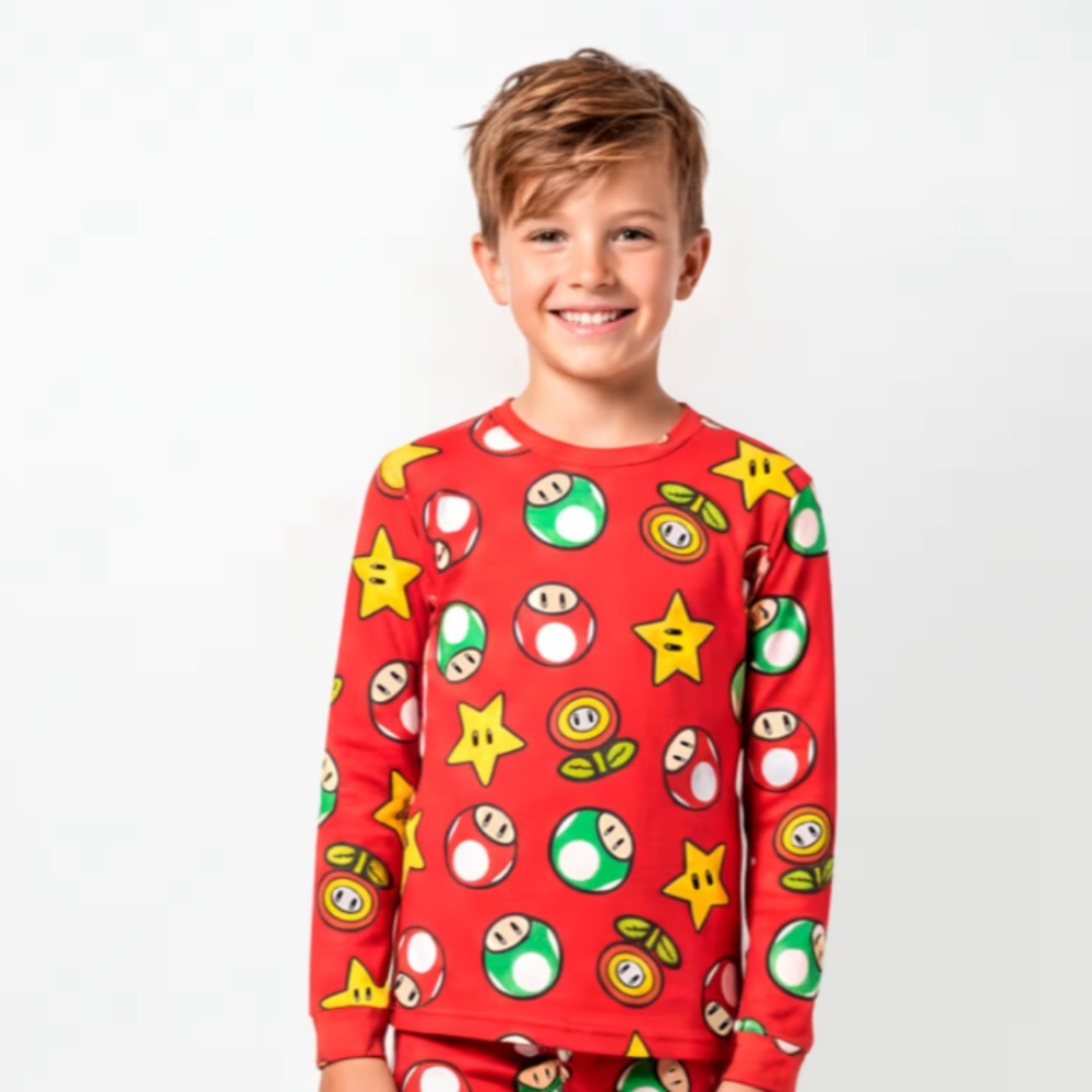 Kids Super Mario™ Snug Fit T-Shirt Size 10